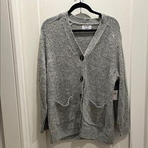 Old Navy Heather Gray Knit Cardigan